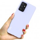 Samsung Galaxy A72 (A726B, A725F) „Imak“ kieto silikono TPU violetinės dėklas - nugarėlė
