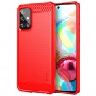 Samsung Galaxy A72 (A726B) „Mofi“ kieto silikono TPU raudonas dėklas - nugarėlė