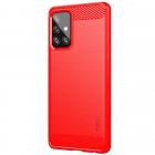 Samsung Galaxy A72 (A726B) „Mofi“ kieto silikono TPU raudonas dėklas - nugarėlė
