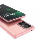 Samsung Galaxy A72 (A726B, A725F) skaidrus kieto silikono TPU ploniausias pasaulyje dėklas - nugarėlė