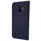 „Dux Ducis“ Skin serijos Samsung Galaxy A8 2018 (A530F) mėlynas odinis atverčiamas dėkla