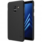 Samsung Galaxy A8 2018 (A530F) Nillkin Frosted Shield juodas plastikinis dėklas