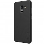 Samsung Galaxy A8 2018 (A530F) Nillkin Frosted Shield juodas plastikinis dėklas