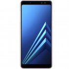 Samsung Galaxy A8+ 2018 (A730F) Nillkin Frosted Shield baltas plastikinis dėklas + apsauginė ekrano plėvelė