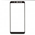Samsung Galaxy A8+ 2018 (A730F) „Calans“ 9H Tempered Glass sustiprintos apsaugos juodas pilnai dengiantis apsauginis ekrano stiklas 0,2 mm
