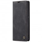Samsung Galaxy A80 (A805F) CaseMe Retro solidus atverčiamas juodas odinis dėklas - knygutė