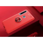 Samsung Galaxy A9 2018 (A9 Star Pro) „FOCUS“ Kickstand kieto silikono TPU raudonas dėklas - nugarėlė