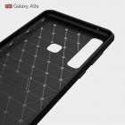 Samsung Galaxy A9 2018 (A9 Star Pro) „Carbon“ kieto silikono TPU juodas dėklas - nugarėlė
