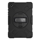 Samsung Galaxy Tab A9+ (X210, X215, X218) sustiprintos apsaugos (360°) juodas dėklas - nugarėlė