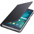 Samsung Galaxy Alpha G850 originalus Flip Cover atverčiamas juodas odinis dėklas
