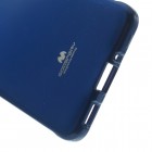 Samsung Galaxy Alpha G850 Mercury tamsiai mėlynas kieto silikono tpu dėklas - nugarėlė