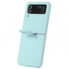 Samsung Galaxy Z Flip4 "Dechen" Ring Kickstand kieto silikono (TPU) dėklas - mėtinė