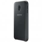 Samsung Galaxy J3 2017 (J330) „Samsung“ Dual Layer Cover plastikinis juodas dėklas - nugarėlė (EF-PJ330CBEWW)