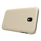 Samsung Galaxy J5 2017 (J530) Nillkin Frosted Shield auksinis plastikinis dėklas + apsauginė ekrano plėvelė