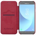 Prabangus „Nillkin“ Qin serijos raudonas odinis atverčiamas Samsung Galaxy J5 2017 (J530)