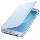 Samsung Galaxy J5 2017 (J530) originalus Wallet Cover atverčiamas šviesiai mėlynas odinis dėklas - piniginė