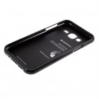 Samsung Galaxy J5 Mercury juodas kieto silikono tpu dėklas - nugarėlė