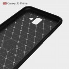 Samsung Galaxy J6+ 2018 (J610) „Carbon“ kieto silikono TPU juodas dėklas - nugarėlė