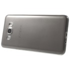 Samsung Galaxy J7 2016 (J710) skaidrus (permatomas) kieto silikono TPU ploniausias pasaulyje pilkas dėklas