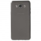 Samsung Galaxy J7 2016 (J710) skaidrus (permatomas) kieto silikono TPU ploniausias pasaulyje pilkas dėklas