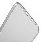 Samsung Galaxy J7 (J700) skaidrus (permatomas) kieto silikono TPU ploniausias pasaulyje pilkas dėklas