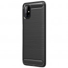  Samsung Galaxy M51 (M515) „Carbon“ kieto silikono TPU juodas dėklas - nugarėlė