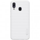 Samsung Galaxy A40 (A405F) Nillkin Frosted Shield baltas plastikinis dėklas 