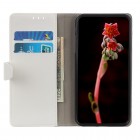 Samsung Galaxy Note 10 (N970F) atverčiamas baltas odinis dėklas - piniginė