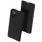 „Dux Ducis“ Skin serijos Samsung Galaxy Note10 Lite (N770F) juodas odinis atverčiamas dėklas