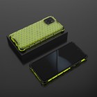 Honeycomb sustiprintos apsaugos Samsung Galaxy Note10 Lite (N770F) geltonas kieto silikono (TPU) ir plastiko dėklas 
