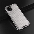 Honeycomb sustiprintos apsaugos Samsung Galaxy Note10 Lite (N770F) skaidrus kieto silikono (TPU) ir plastiko dėklas 