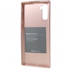 Samsung Galaxy Note 10 (N970F) Mercury šviesiai rožinis kieto silikono tpu dėklas - nugarėlė
