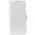 Samsung Galaxy Note 10+ (N975F) atverčiamas baltas odinis dėklas - piniginė
