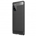 Samsung Galaxy Note 20 (N980F) „Carbon“ kieto silikono TPU juodas dėklas - nugarėlė