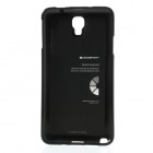 Mercury juodas Samsung Galaxy Note 3 Neo TPU kieto silikono dėklas (nugarėlė)