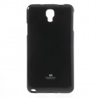 Mercury juodas Samsung Galaxy Note 3 Neo TPU kieto silikono dėklas (nugarėlė)