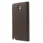 Mercury Sonata atverčiamas Samsung Galaxy Note 3 Neo (N7505) rudas odinis dėklas - piniginė
