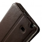 Roar Noble atverčiamas Samsung Galaxy Note 4 (N910) rudas odinis dėklas