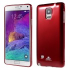 Samsung Galaxy Note 4 N910 Mercury raudonas kieto silikono tpu dėklas - nugarėlė