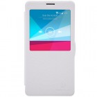 Samsung Galaxy Note 4 N910 baltas odinis atverčiamas Nillkin Fresh dėklas
