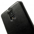 Roar Noble atverčiamas Samsung Galaxy Note 4 (N910) juodas odinis dėklas