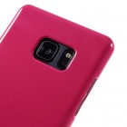 Samsung Galaxy Note 7 (N930) Mercury tamsiai rožinis kieto silikono tpu dėklas - nugarėlė