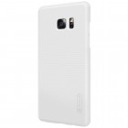 Nillkin Frosted Shield Samsung Galaxy Note 7 (N930) baltas plastikinis dėklas + apsauginė ekrano plėvelė