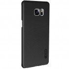 Nillkin Frosted Shield Samsung Galaxy Note 7 (N930) juodas plastikinis dėklas + apsauginė ekrano plėvelė