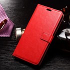 Samsung Galaxy Note 7 (N930) atverčiamas raudonas odinis dėklas - piniginė