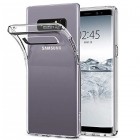 Samsung Galaxy Note 8 (N950F) „Bullet“ skaidrus (permatomas) kieto silikono TPU ploniausias pasaulyje bespalvis dėklas