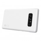 Nillkin Frosted Shield Samsung Galaxy Note 8 (N950F) baltas plastikinis dėklas + apsauginė ekrano plėvelė