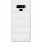 Nillkin Frosted Shield Samsung Galaxy Note 9 (N960F) baltas plastikinis dėklas + apsauginė ekrano plėvelė