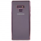 Samsung Galaxy Note 9 (N960F) Silikoninis skaidrus dėklas, rožinis 