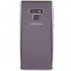 Samsung Galaxy Note 9 (N960F) Silikoninis skaidrus dėklas, sidabrinis 